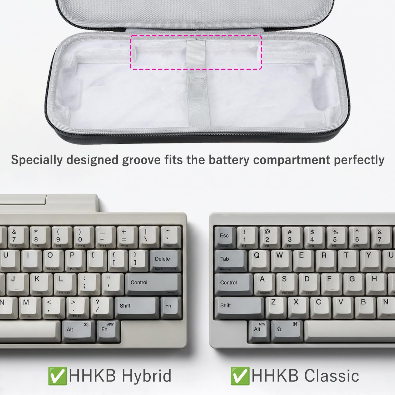 Amazon.com: 【Case + Keyboard Roof】Carrying Case for HHKB